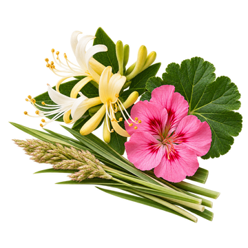 Translation missing: el.ALLERIA heart notes: honeysuckle, geranium and palmarosa