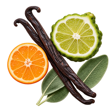 Translation missing: el.VANIGLIA &amp; MOU top notes: vanilla, bergamot, orange and aromatic sage